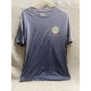 RYMAN AUDITORIUM Men SHIRT Sz L Blue Music Creates Inspiration Vintage Crew Neck